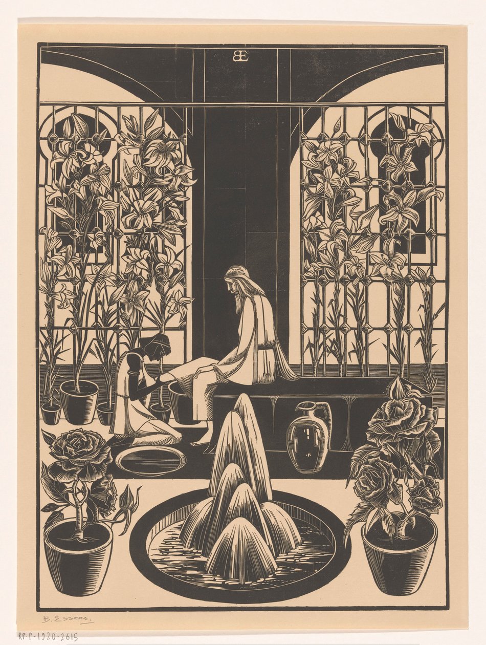 Fußwaschung von Bernard Essers (signed by artist)