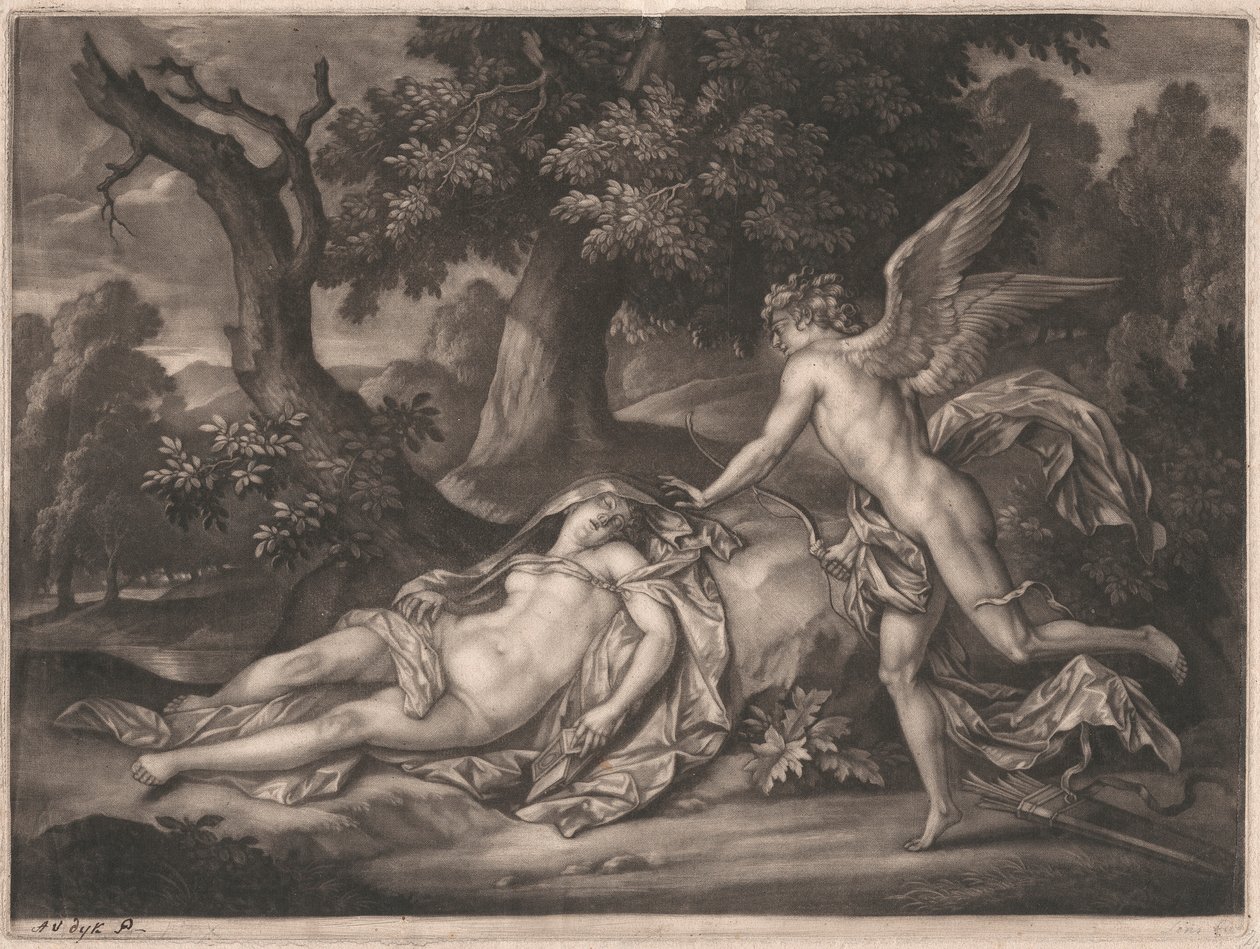 Cupid und Psyche von Bernard Lens