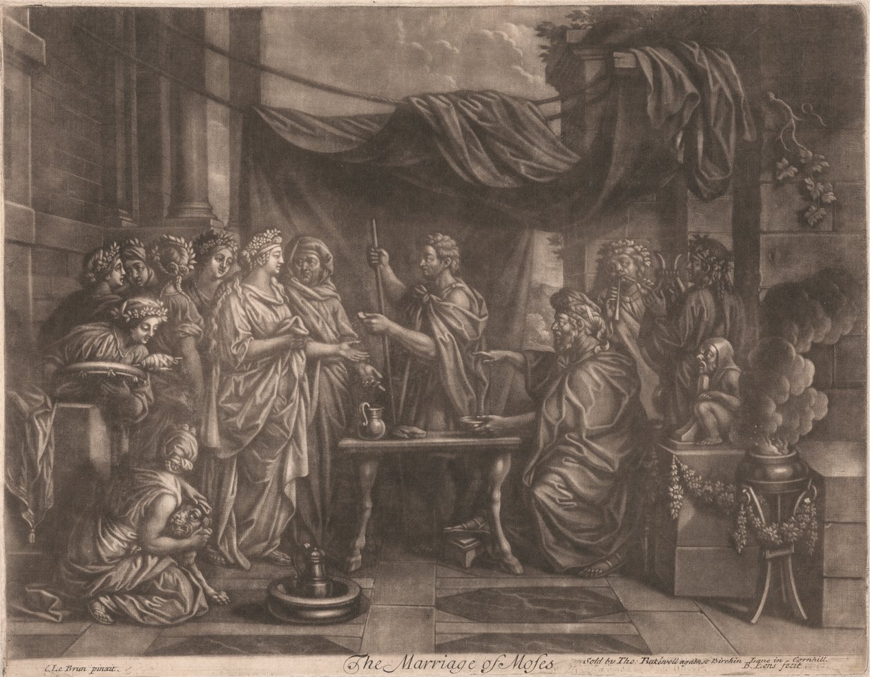 Die Hochzeit von Moses von Bernard Lens