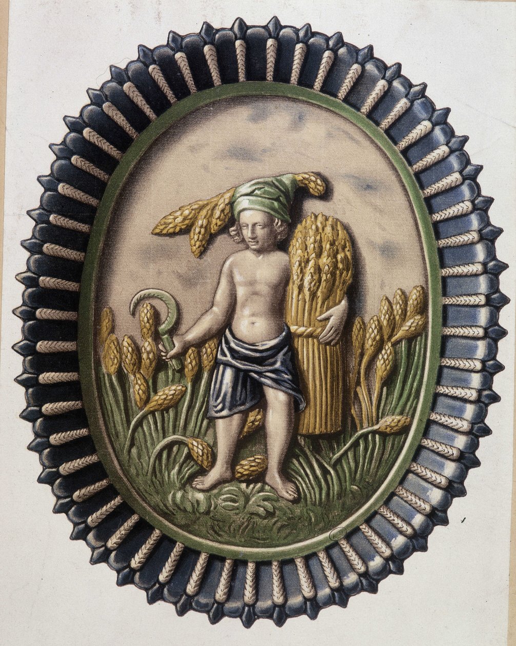 Schnitter - Tafel von Bernard Palissy von Bernard Palissy