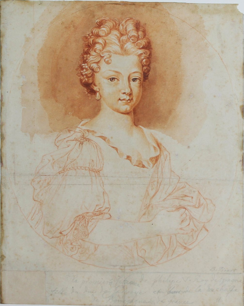 Maria Luisa von Savoyen von Bernard Picart