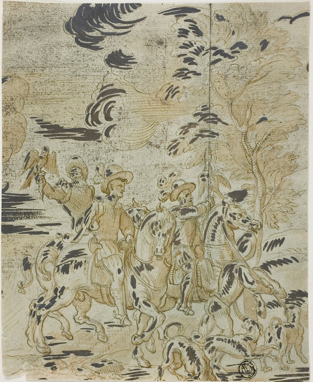 Falkenjagd von Bernard van Orley