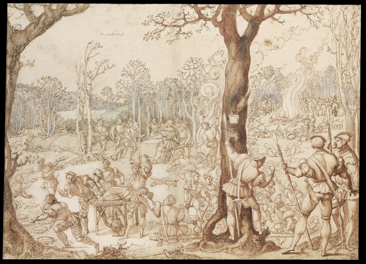 Das Wild teilen von Bernard van Orley