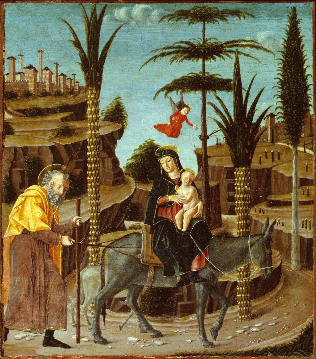 Die Flucht nach Ägypten, ca. 1485 von Bernardino Butinone