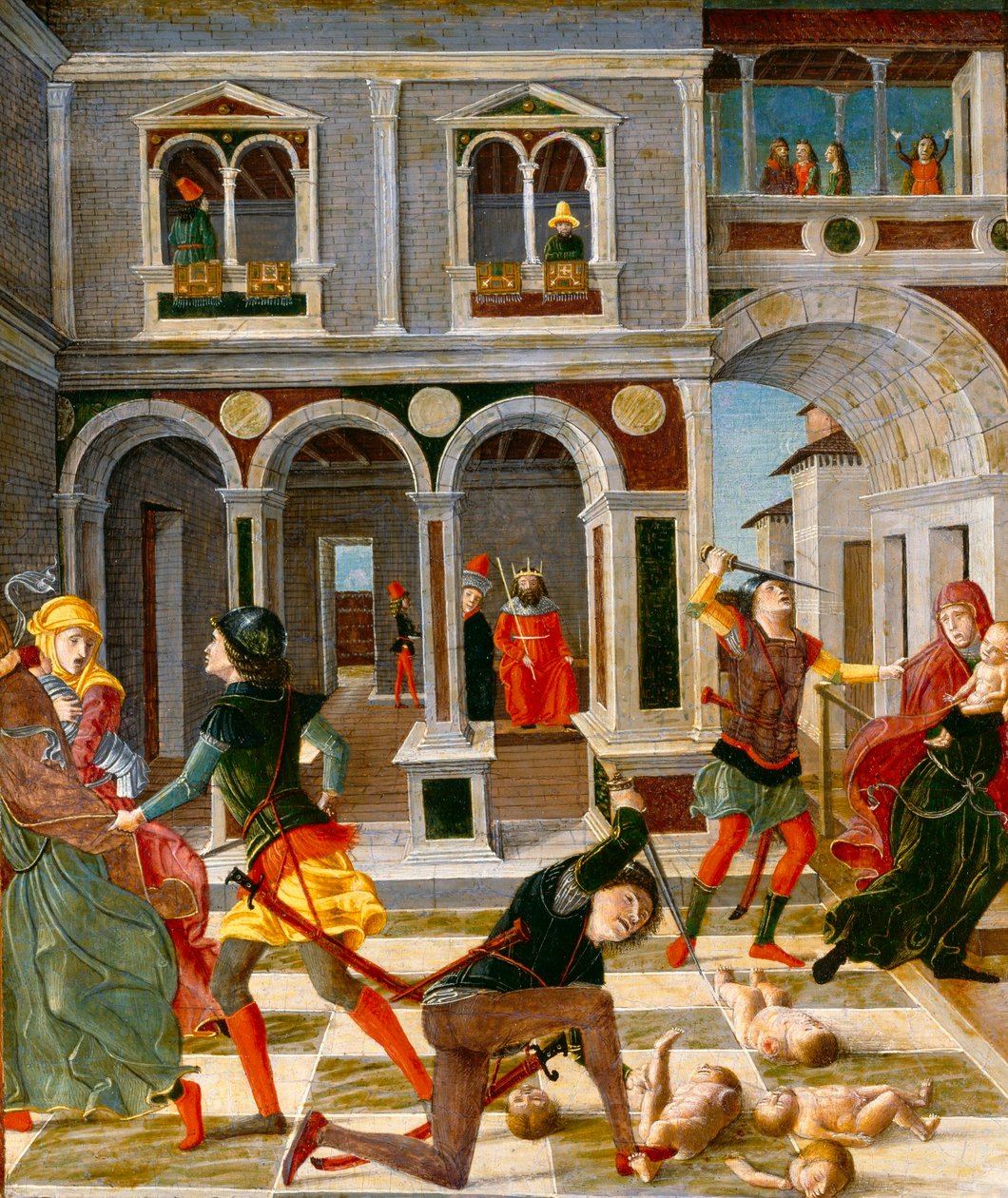 Das Massaker der Unschuldigen von Bernardino Butinone