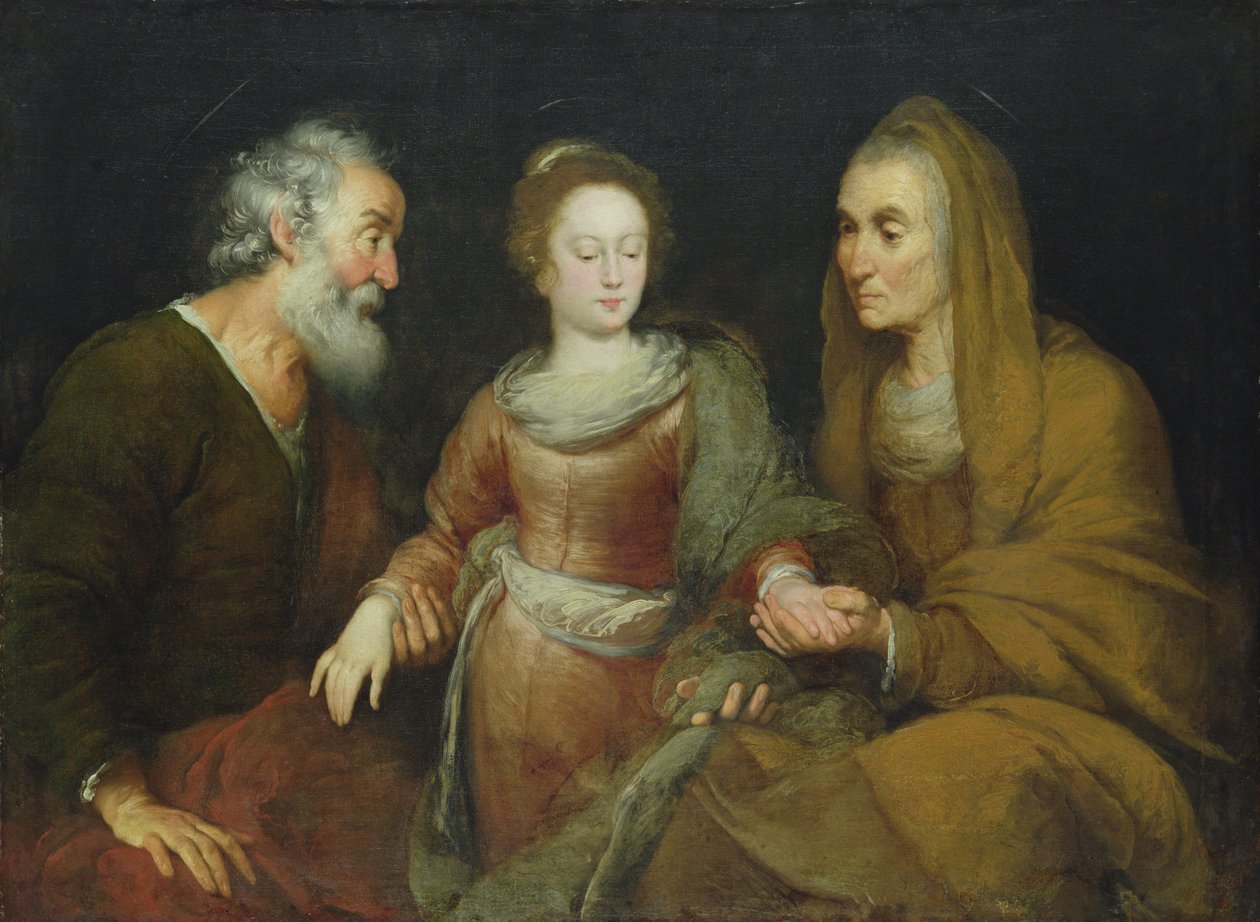 Die Erziehung von Maria von Bernardo Strozzi