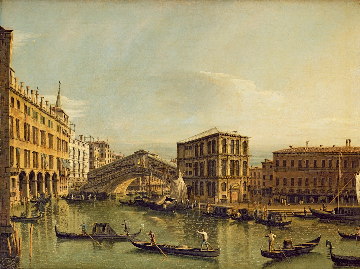 Der Große Kanal, Venedig von Bernardo Bellotto