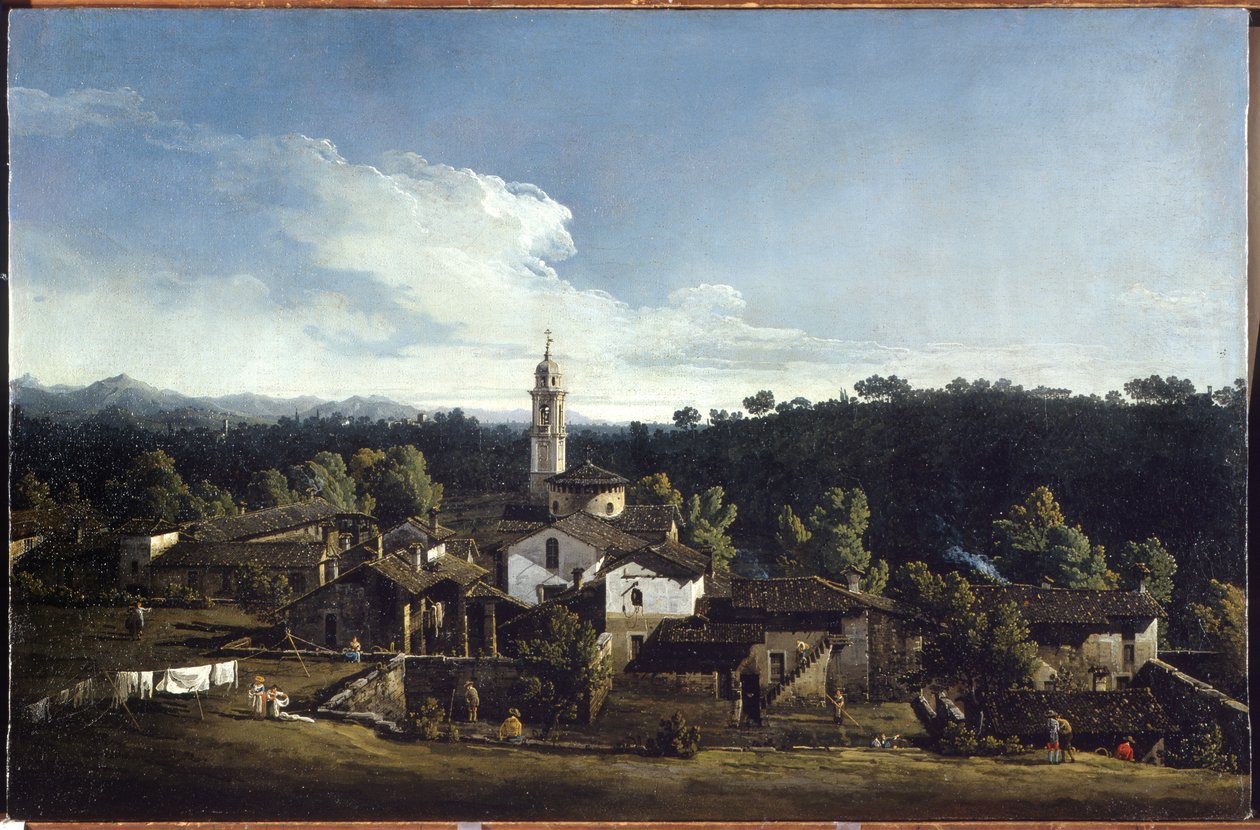 Ansicht von Gazzada von Bernardo Bellotto