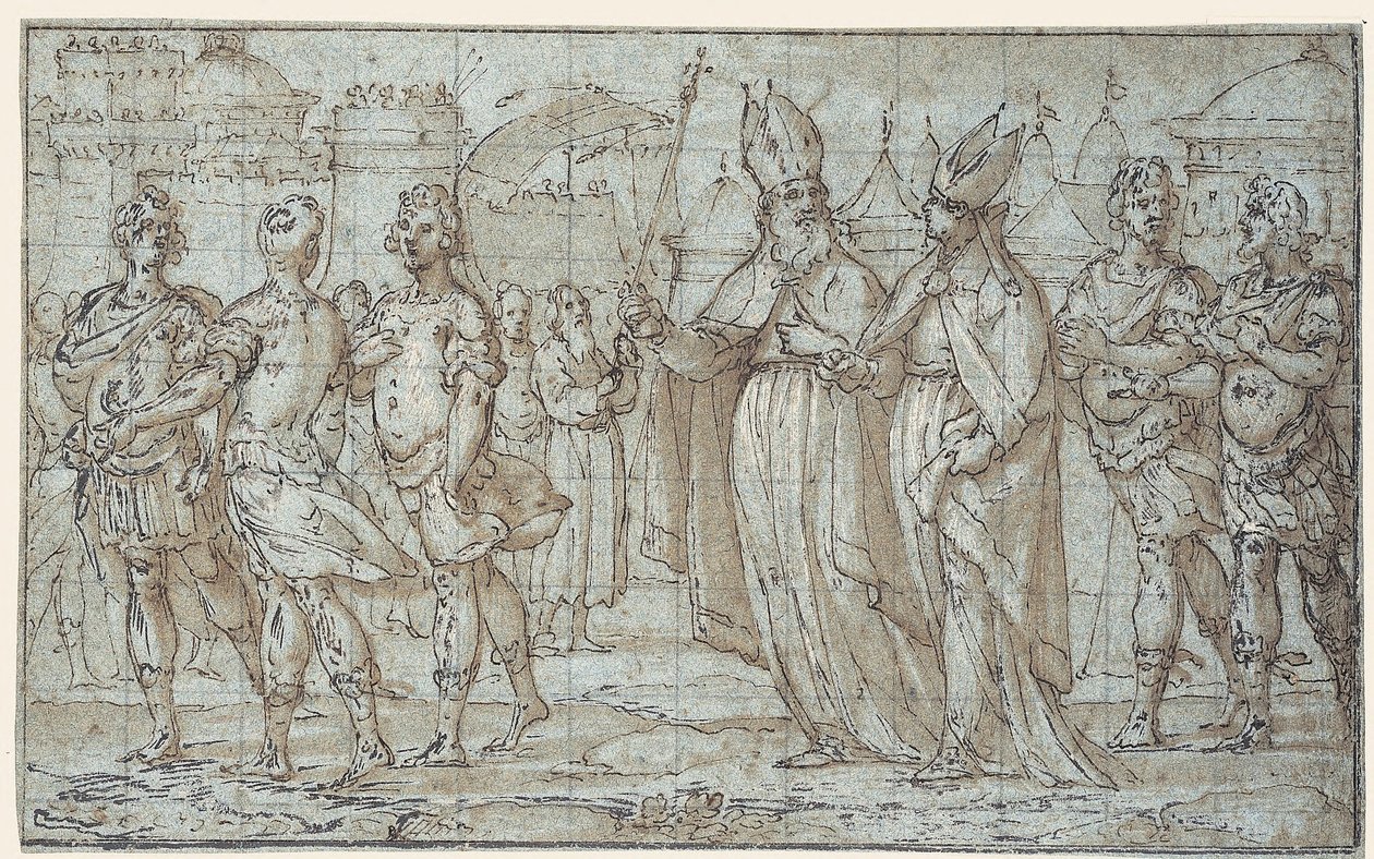 Prozession zum Ölberg von Bernardo Castello