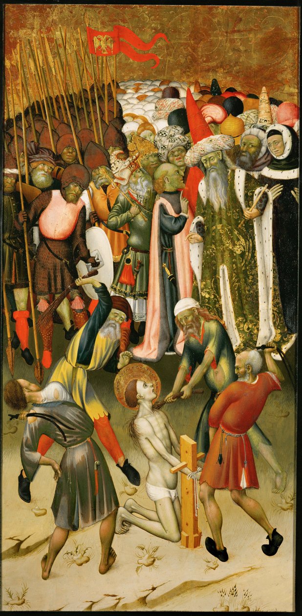 Geißelung des Heiligen Georg von Bernardo Martorell