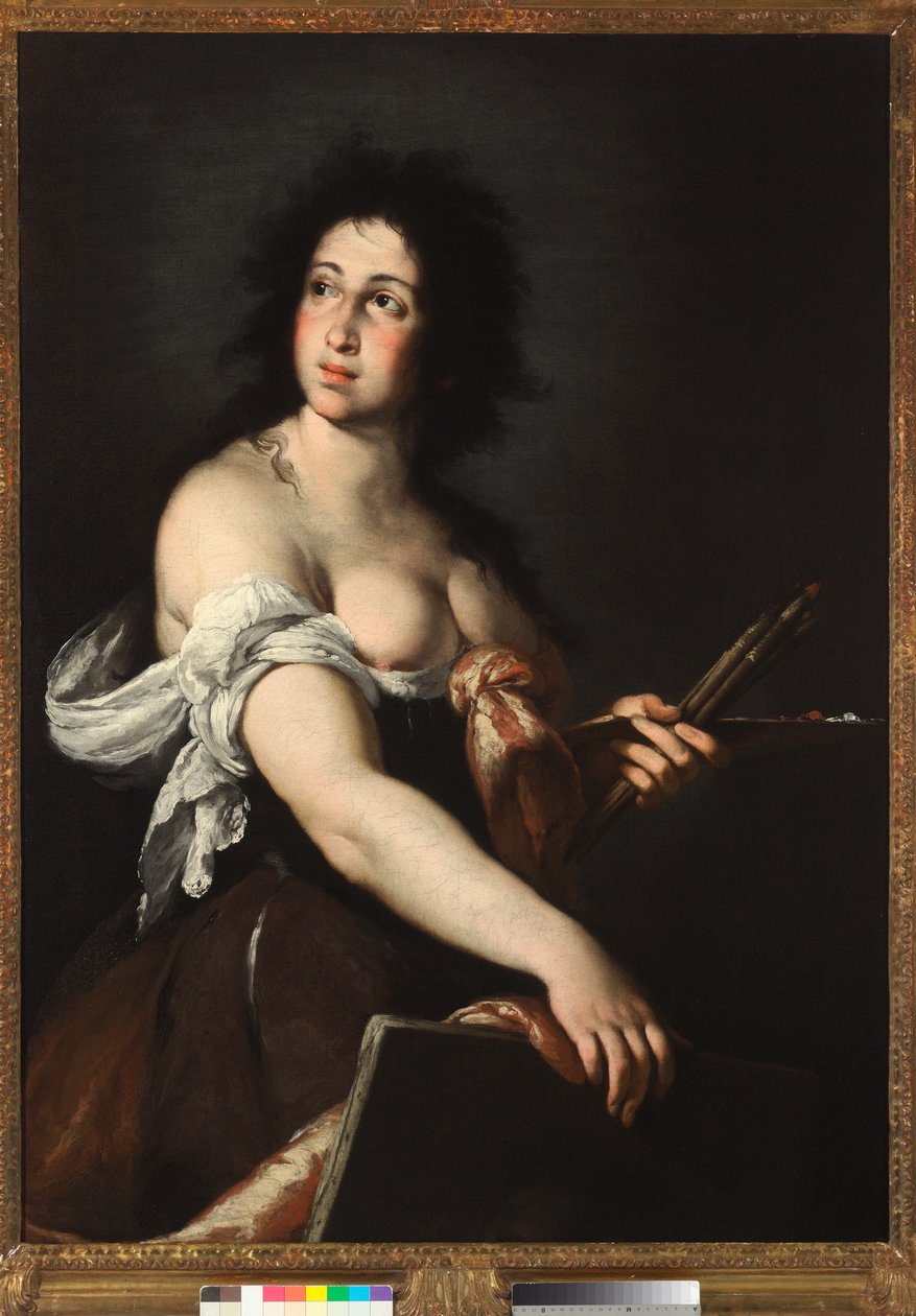 Allegorie der Malerei, um 1635 von Bernardo Strozzi