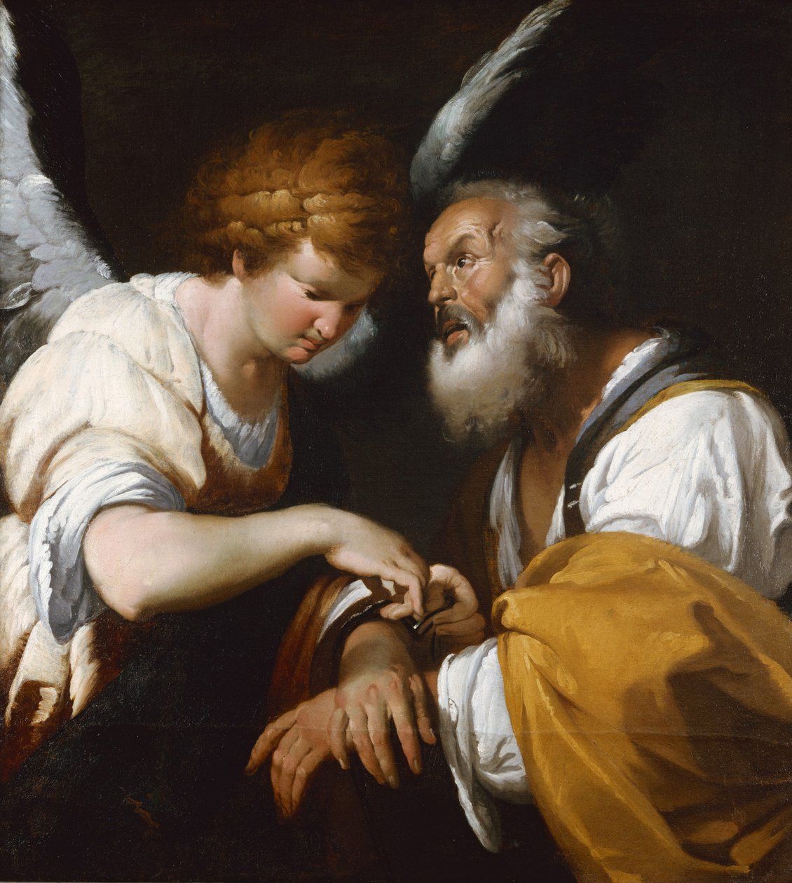 Die Befreiung des Heiligen Petrus von Bernardo Strozzi