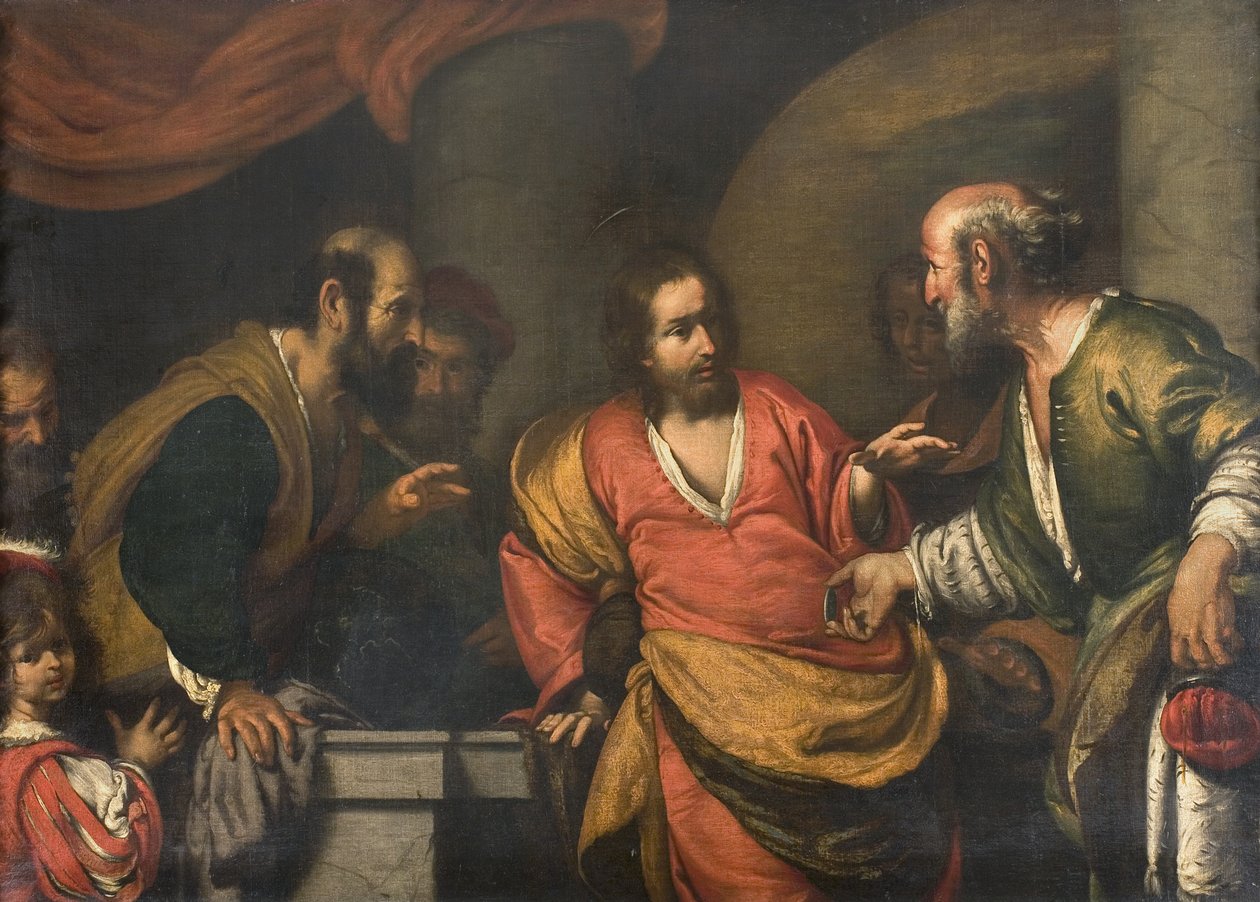 Der Zinsgroschen von Bernardo Strozzi