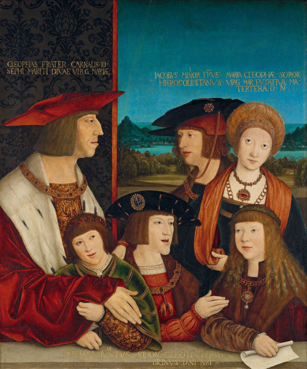 Kaiser Maximilian I. mit seiner Familie von Bernhard Strigel