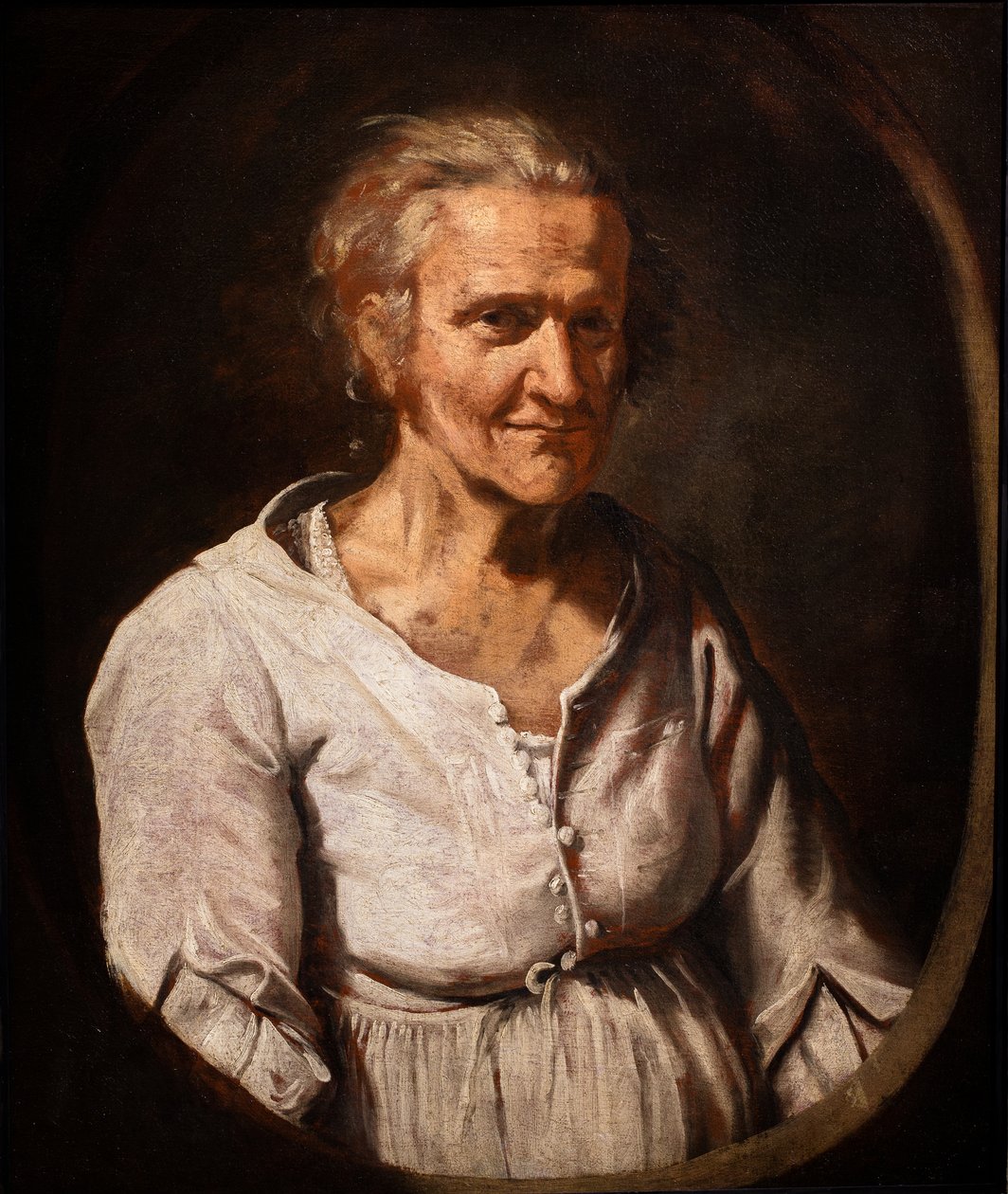Alte Bäuerin von Bernhard (fl.1624 87) Keil