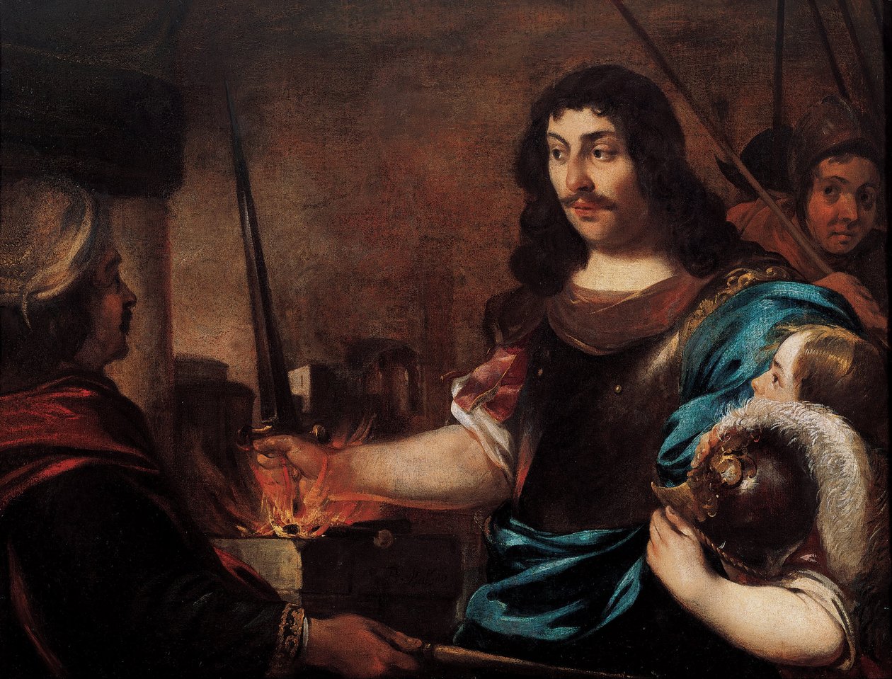 Der Heldentum von Caius Mucius Scaevola von Bernhard Keil