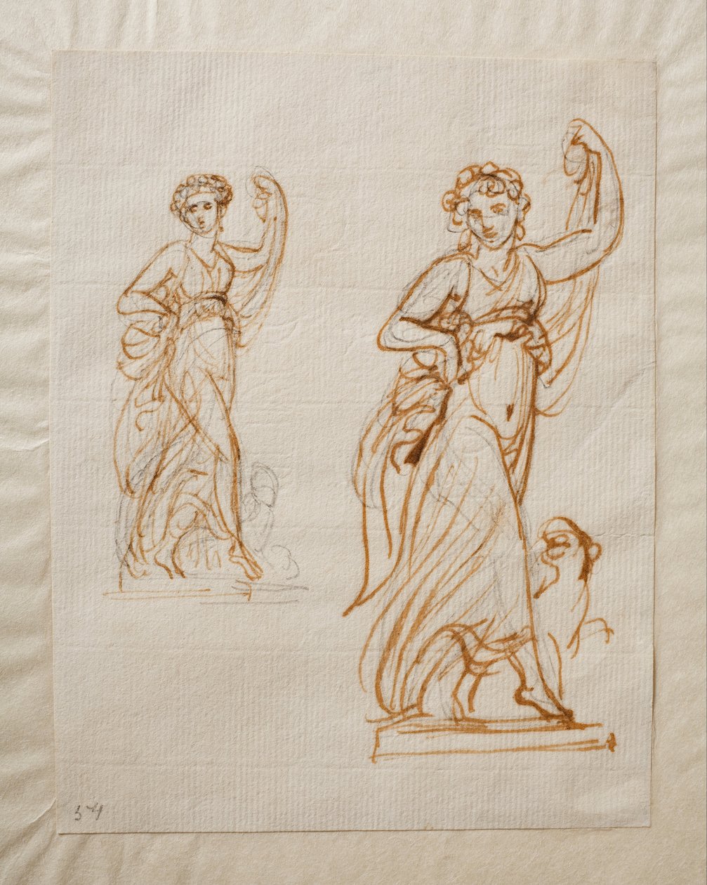 Tanzendes Mädchen (Ariadne) mit einem Panther von Bertel Thorvaldsen