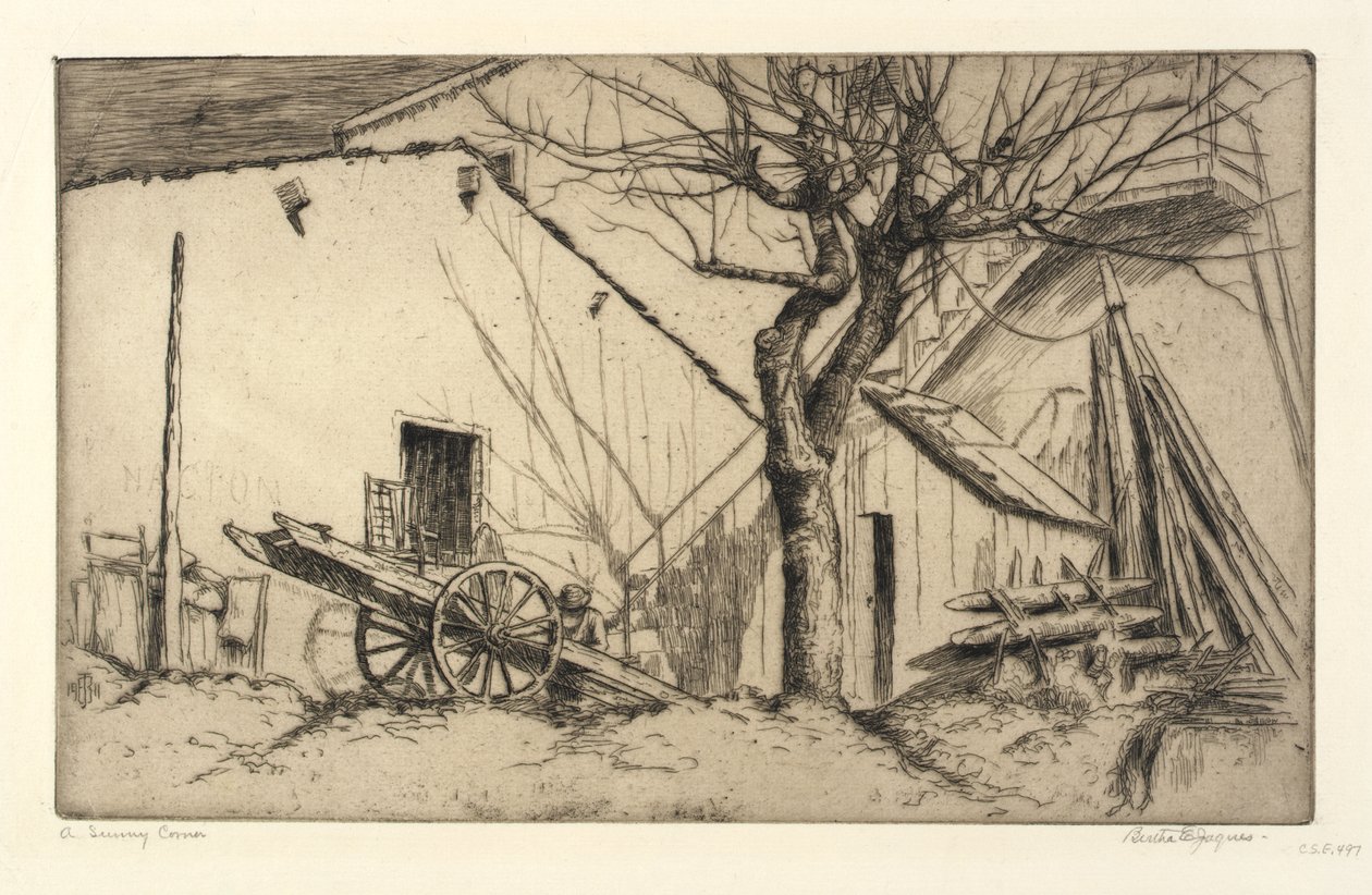 Eine sonnige Ecke von Bertha E. Jaques
