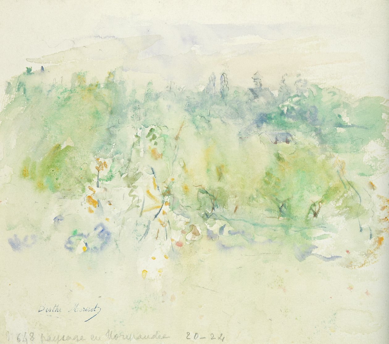 Normandie-Landschaft, 1880 von Berthe Morisot