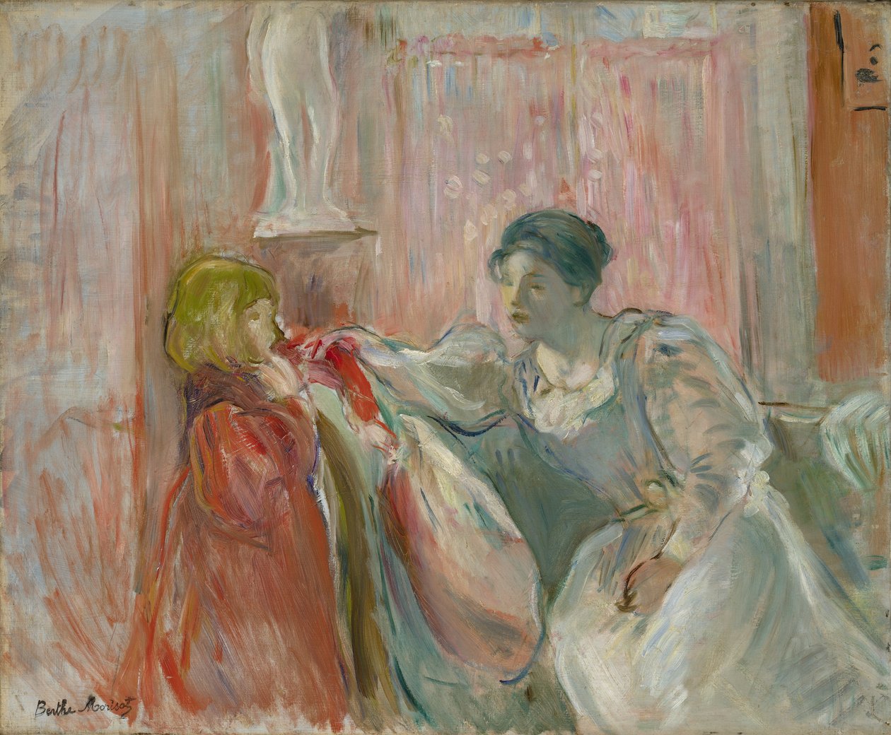 Junge Frau und Kind, 1894 von Berthe Morisot