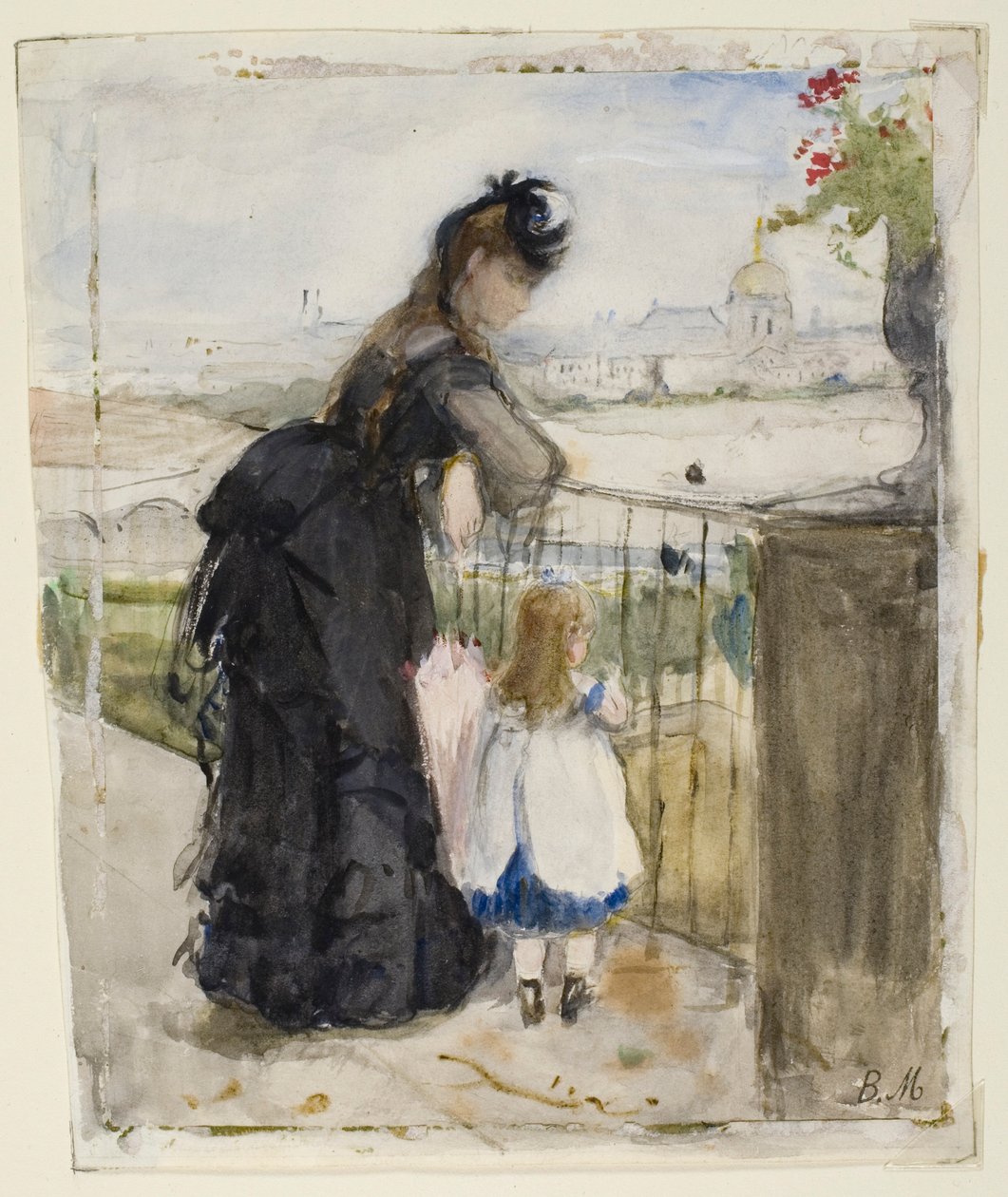 Auf dem Balkon von Berthe Morisot
