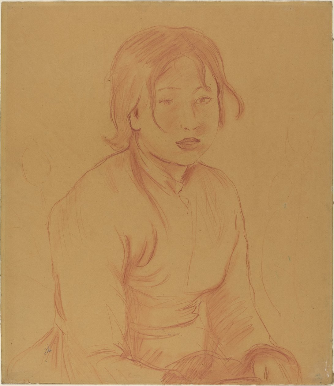 Bauernmädchen, 1890 von Berthe Morisot