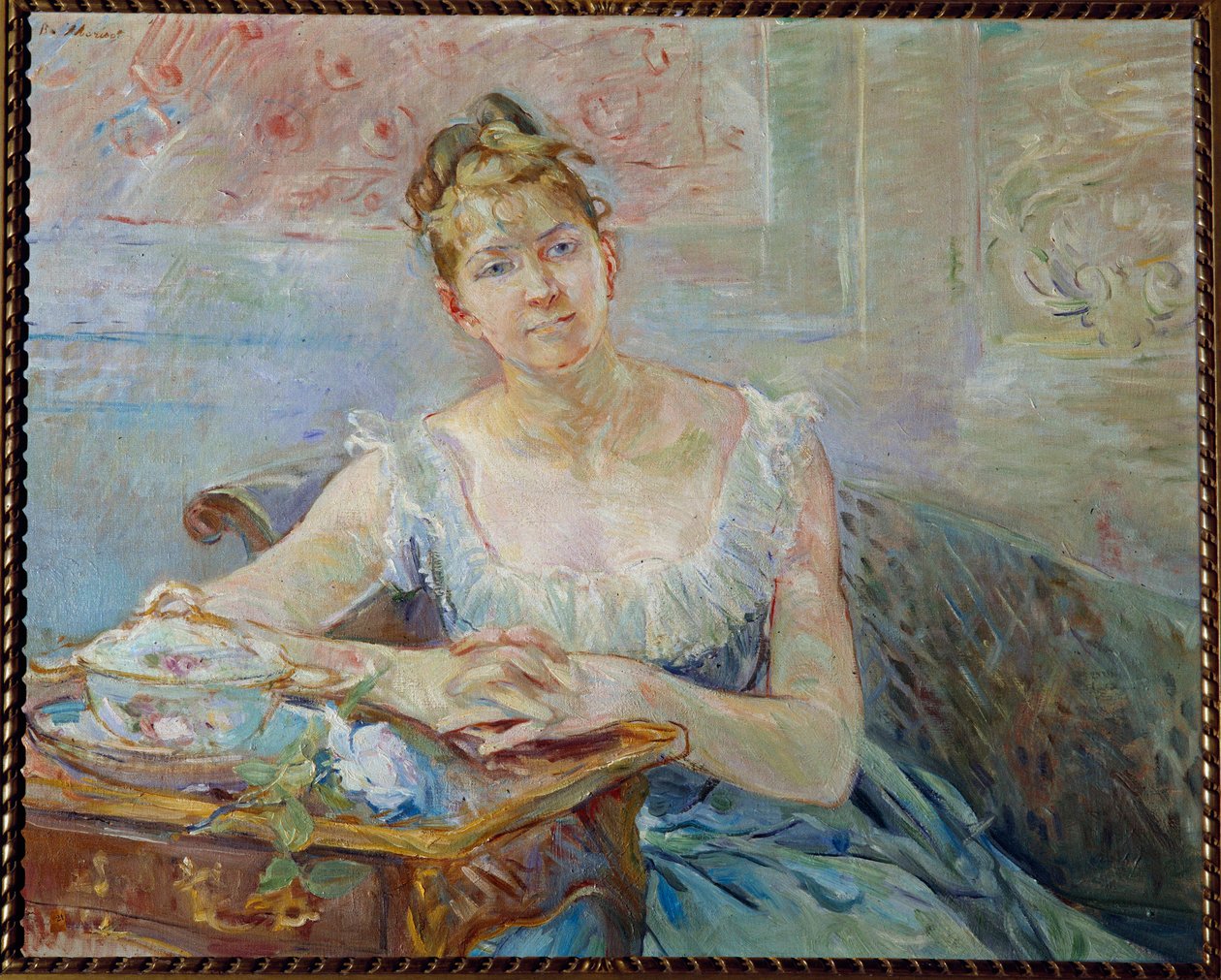 Porträt von Louise Riesener von Berthe Morisot