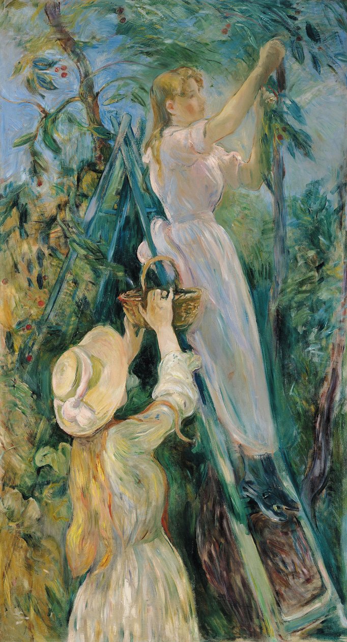 Die Kirschpflücker Le Cerisier, 1891 von Berthe Morisot