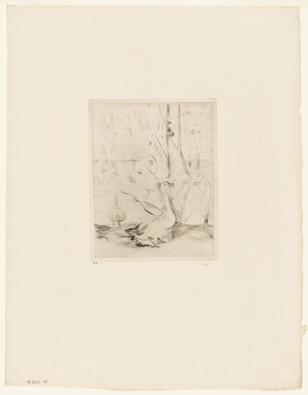 Die Gans von Berthe Morisot