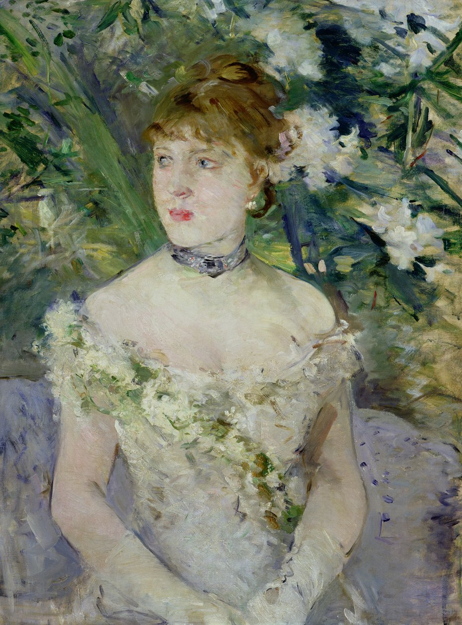 Junges Mädchen im Ballkleid von Berthe Morisot