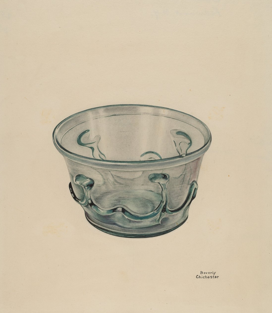 Glasschale von Beverly Chichester