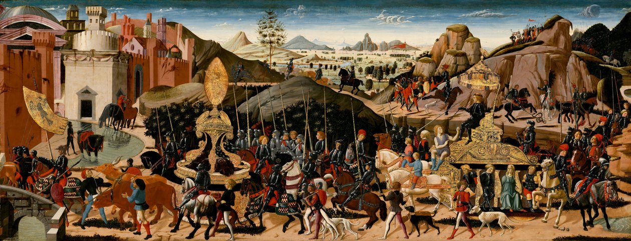 Der Triumph des Camillus, ca. 1470-1475 von Biagio d