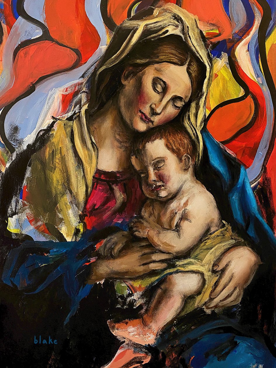 Madonna und Kind von Blake Munch