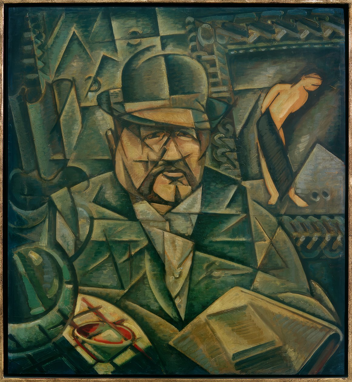 Bildnis eines Mannes von Bohumil Kubišta