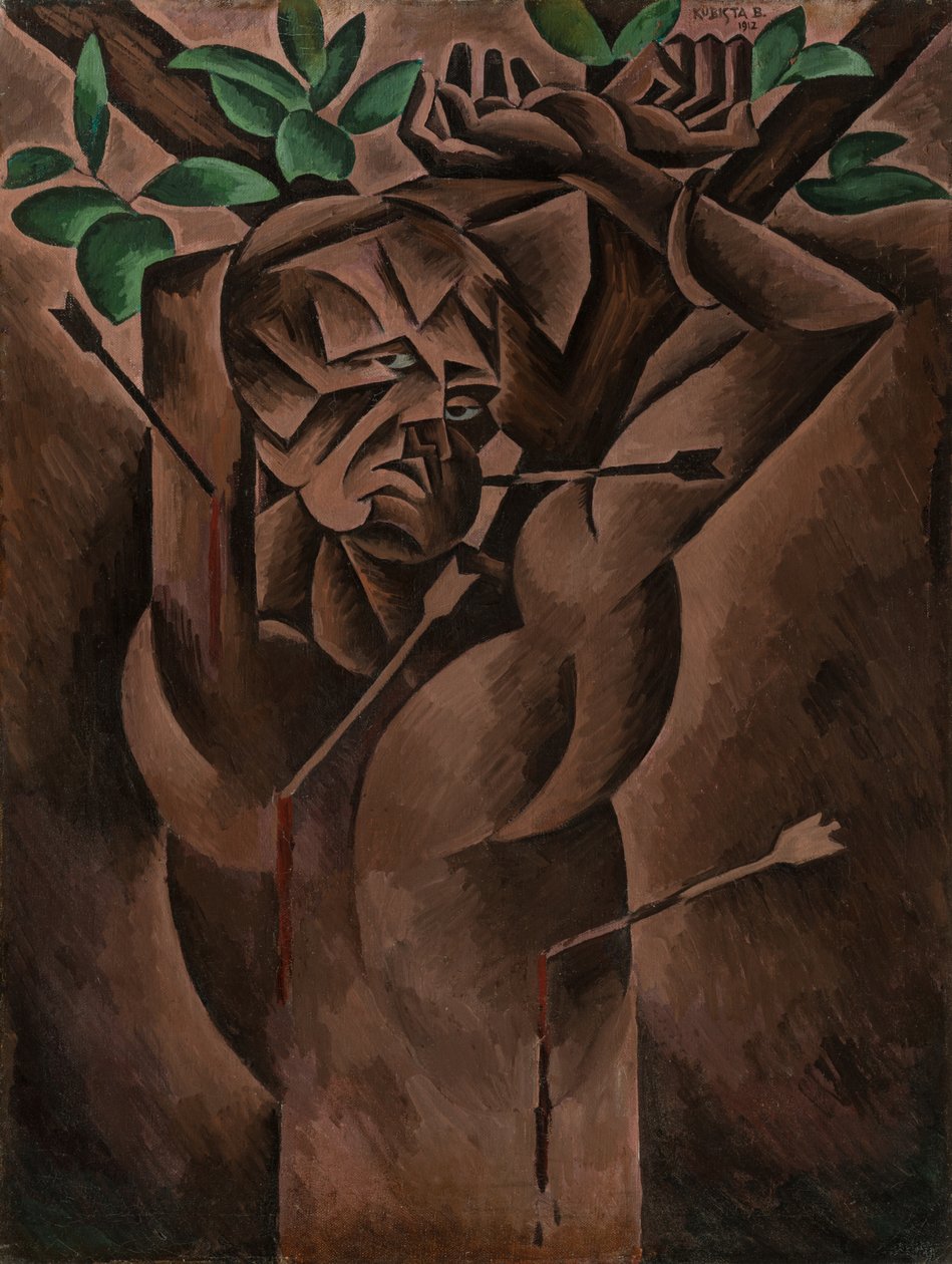 St. Sebastian, 1912 von Bohumil Kubišta