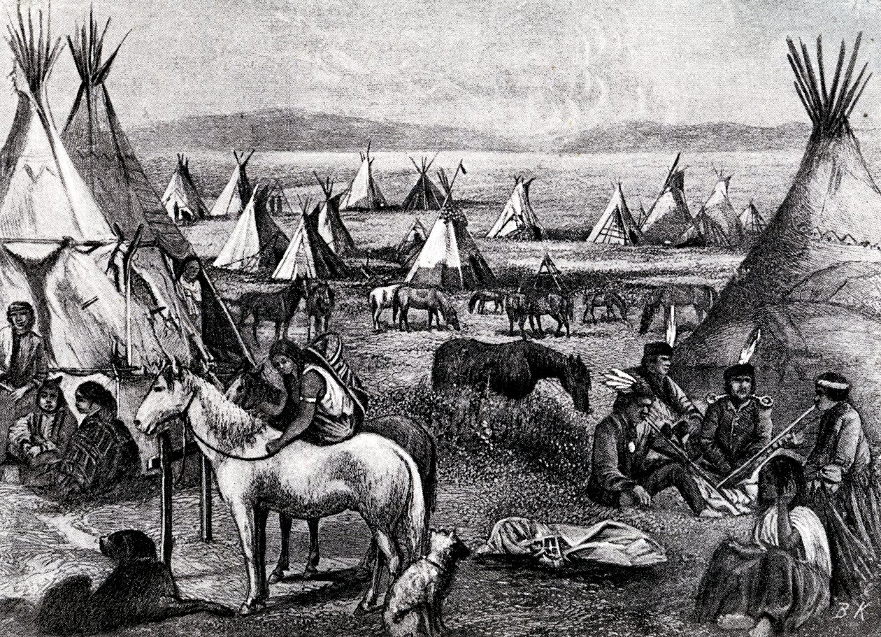 Navajo-Indianerlager von Bohuslav Kroupa