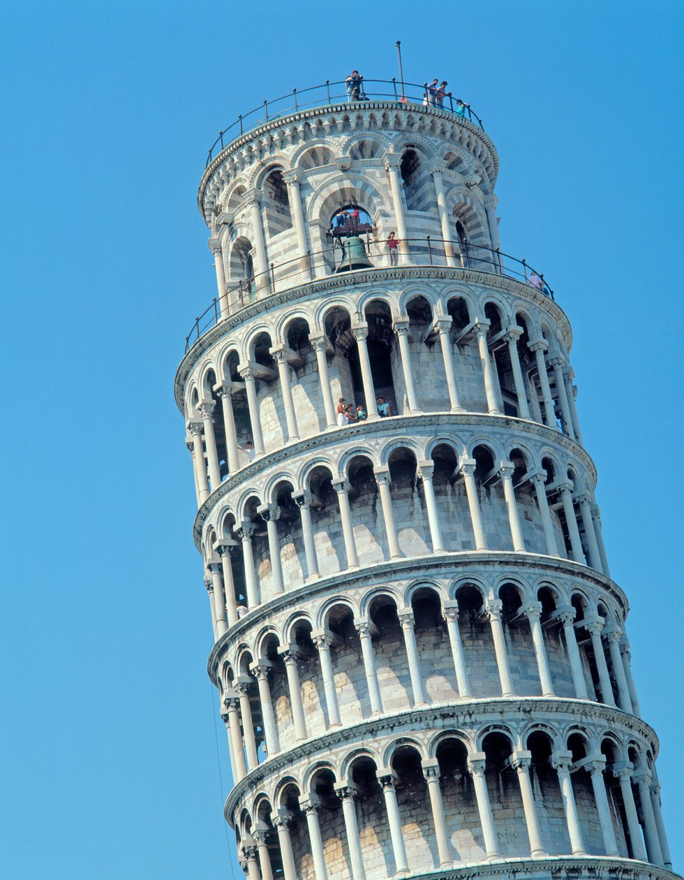 Ansicht des Schiefen Turms von Bonannus of Pisa