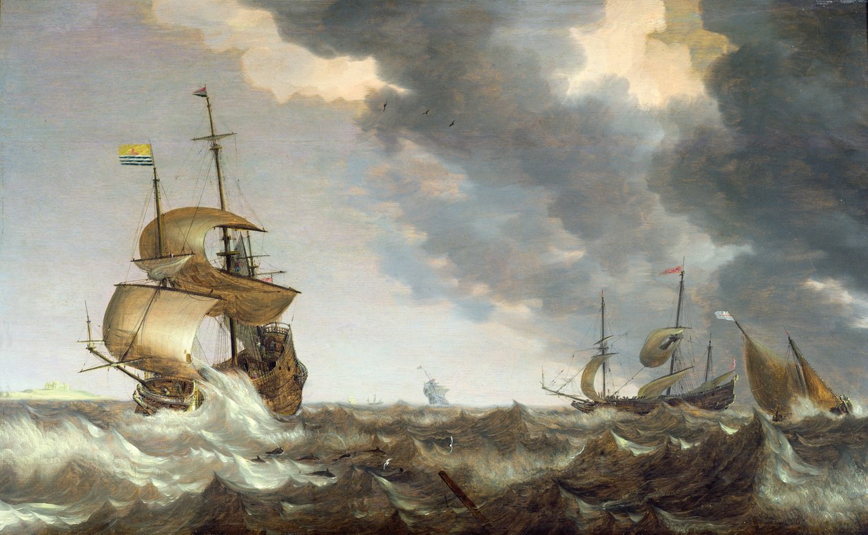 Sturm auf See von Bonaventura Peeters