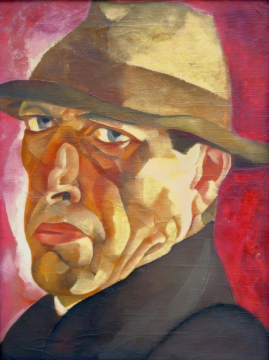 Selbstporträt von Boris D. Grigorjew