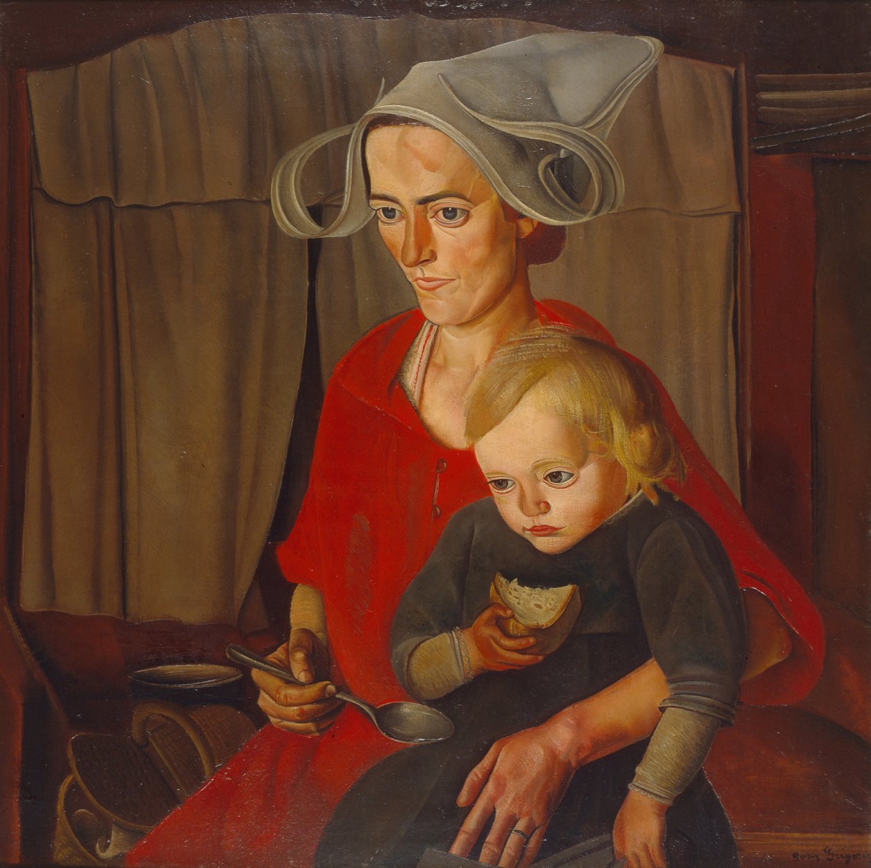Die Armut, 1925 von Boris Dmitrievich Grigoriev