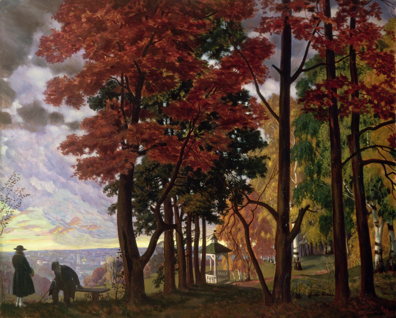 Herbst von Boris Mikhailovich Kustodiev