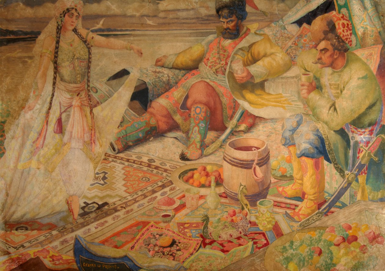 Stepan Rasin von Boris Mikhailovich Kustodiev