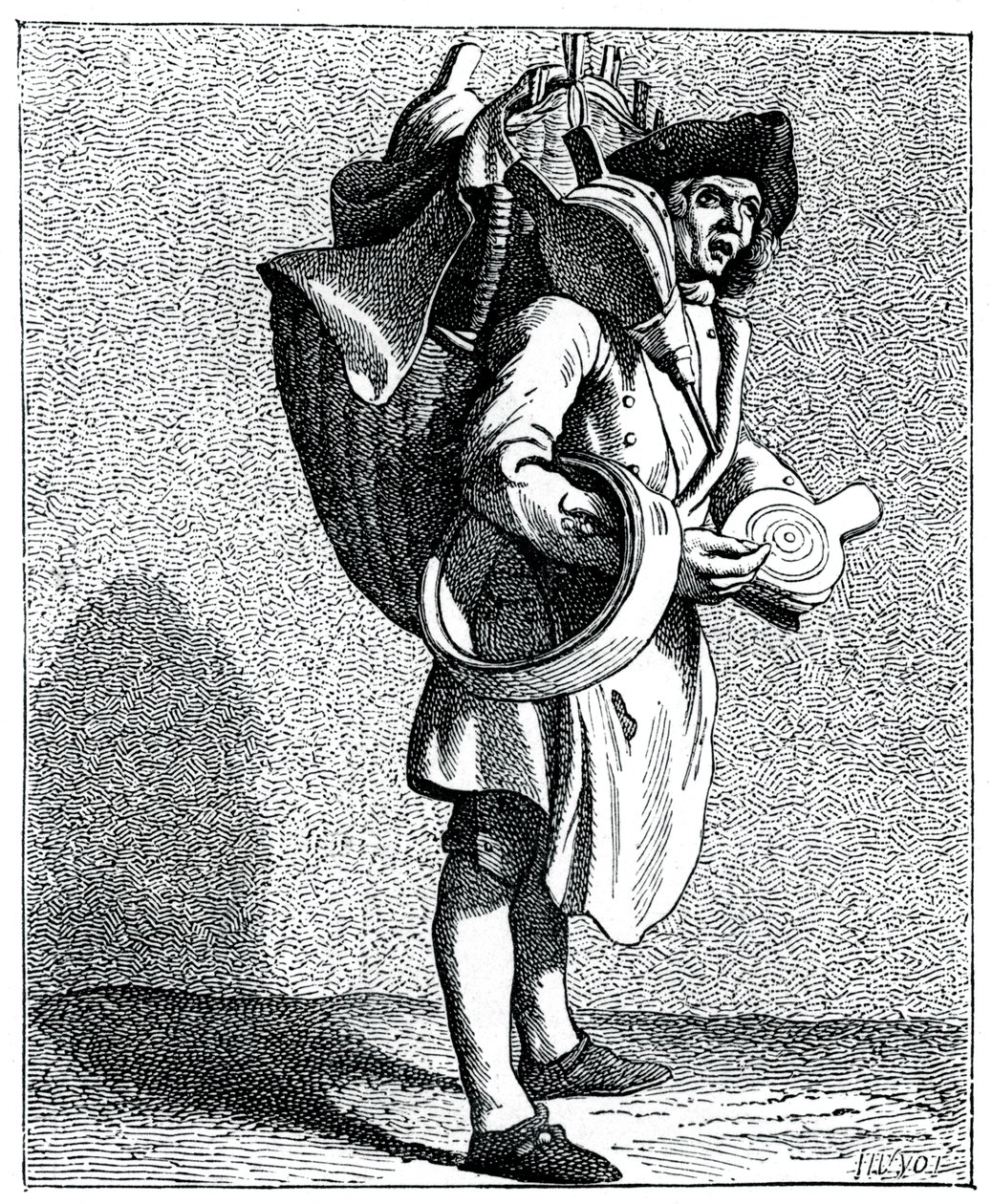 Blasebälge oder Eimer zu reparieren!, 1737-1742 von Bouchardon