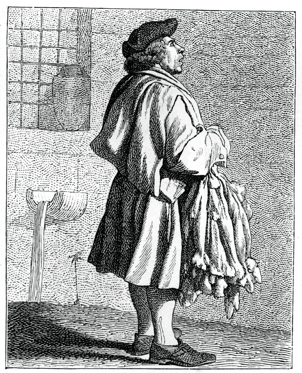 Kaninchenfelle!, 1737-1742 von Bouchardon
