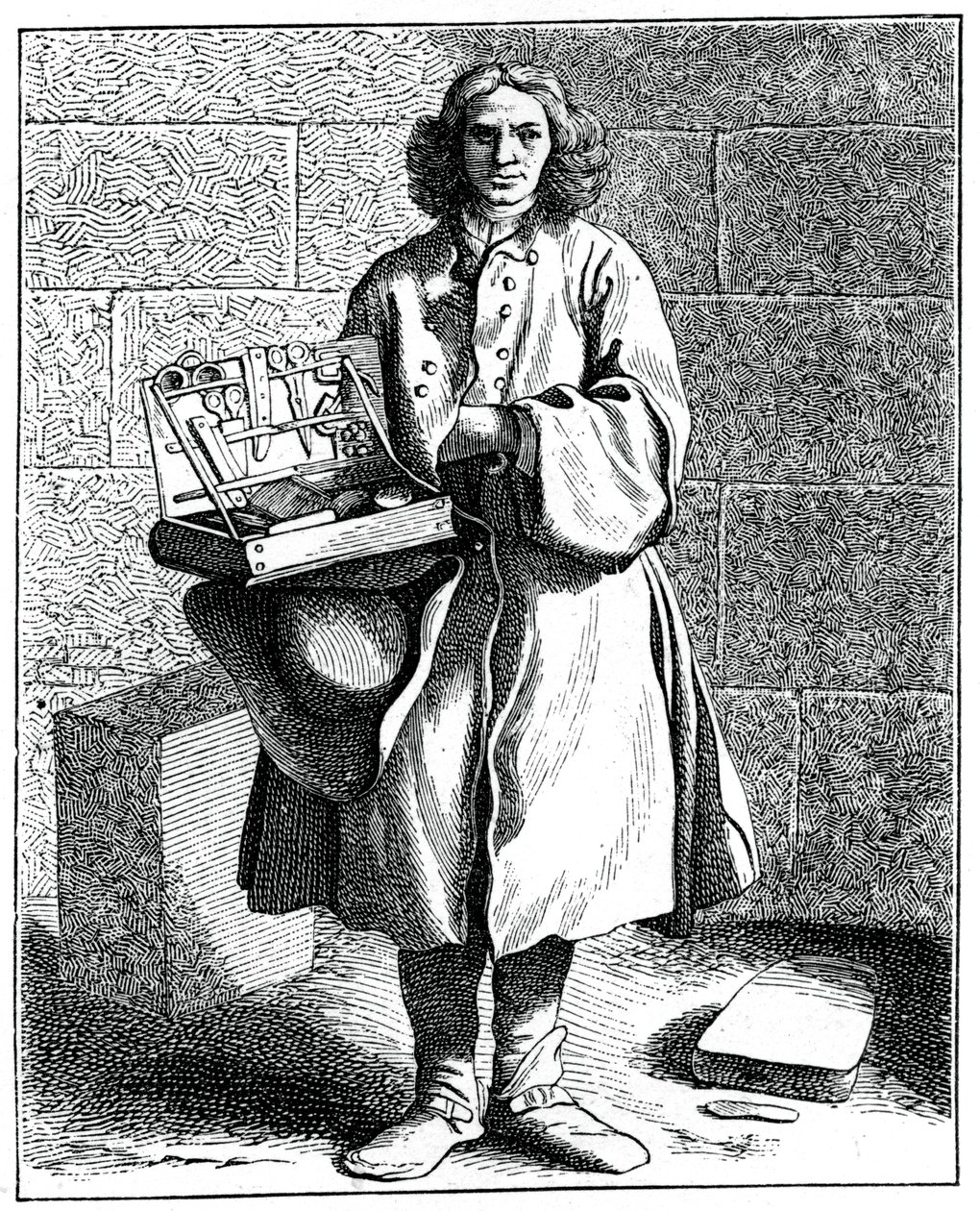 Scheren oder Messer, 1737-1742 von Bouchardon