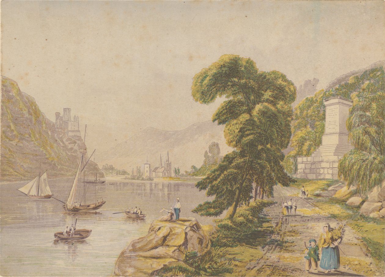 Ansicht bei Bingen von Bradshaw and Blacklock