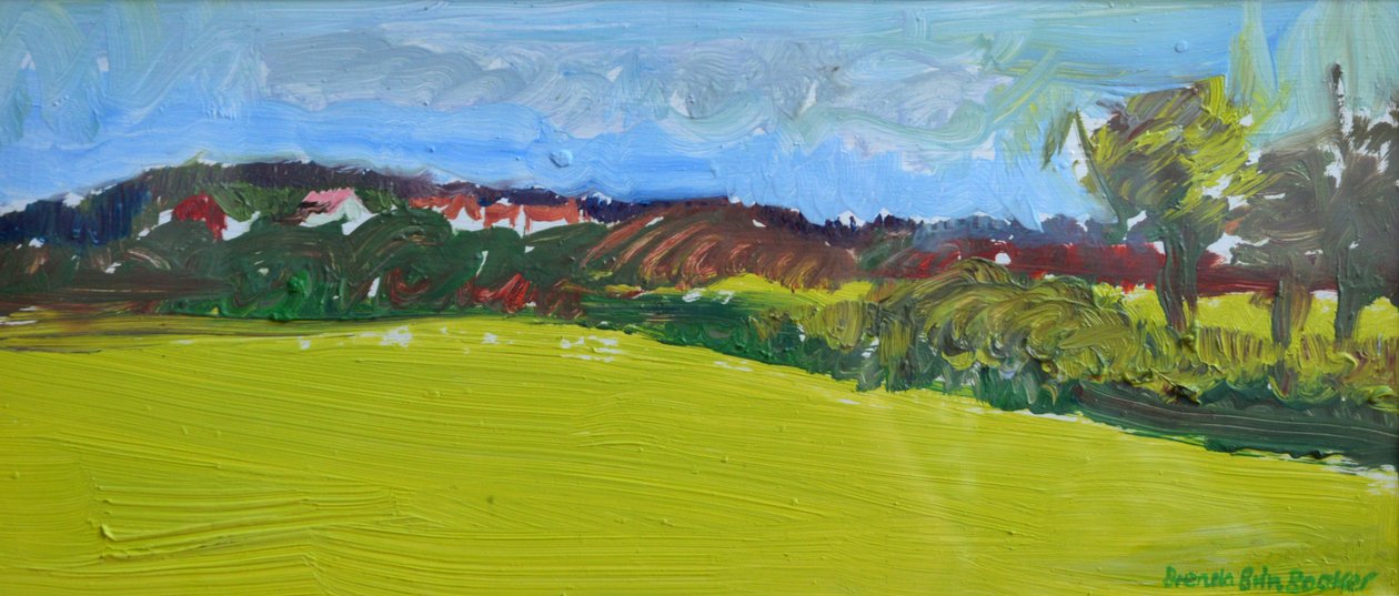 Entferntes Dorf von Brenda Brin Booker
