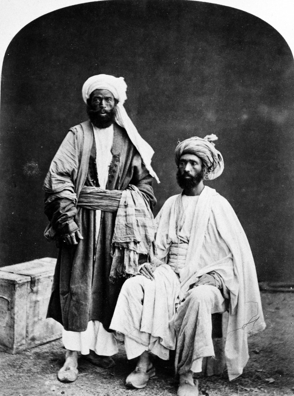 Afghanische Händler, um 1860er-70er von British Photographer