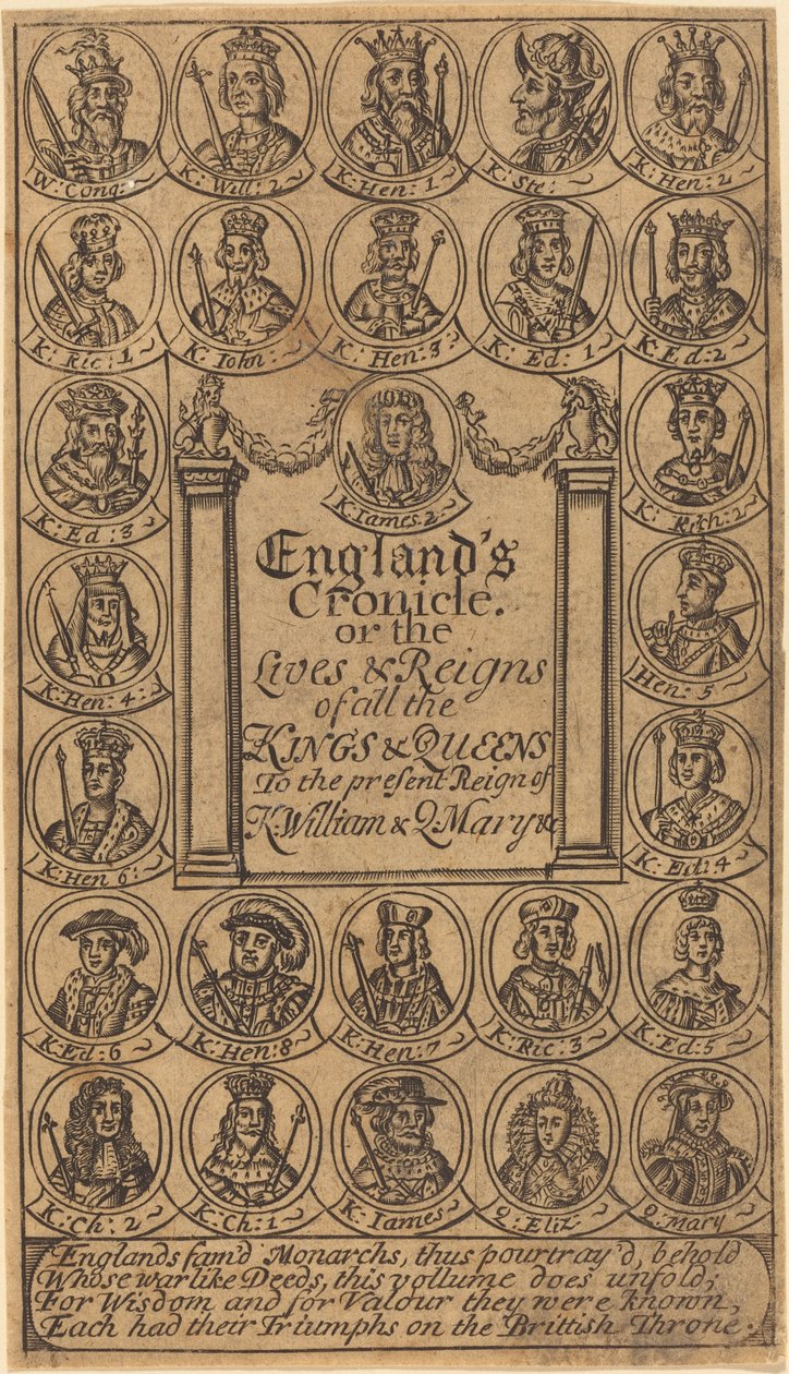 Frontispiz von British 17th Century