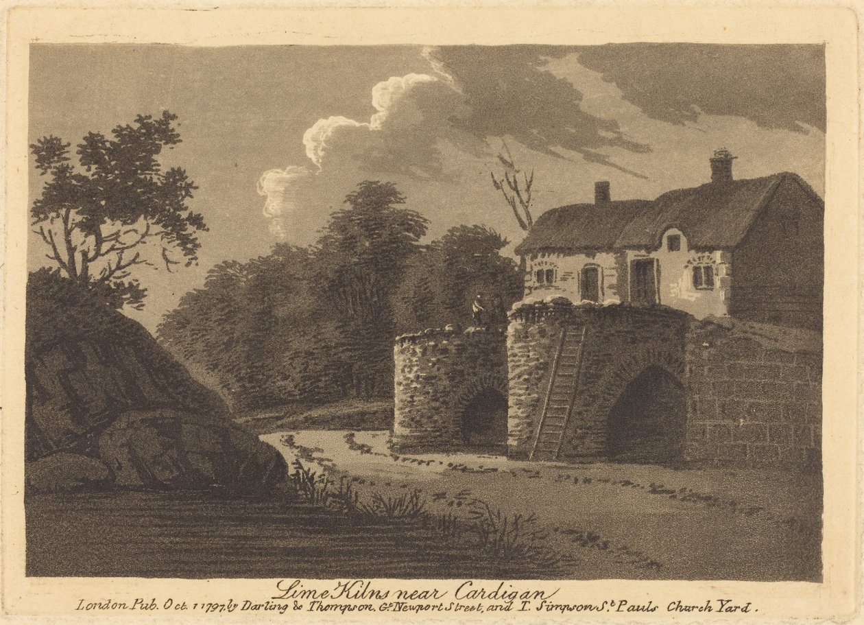 Kalköfen bei Cardigan von British 18th Century